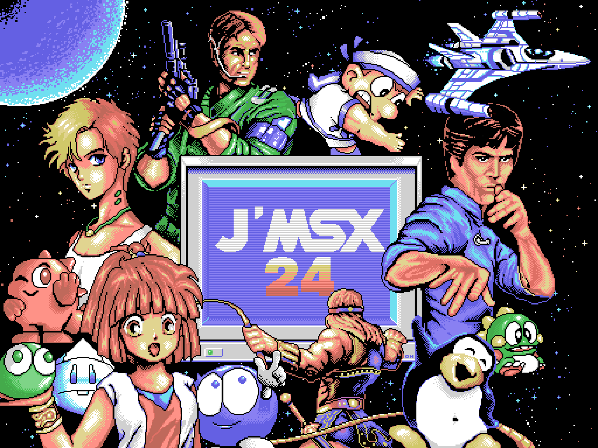 Affiche J'MSX 24